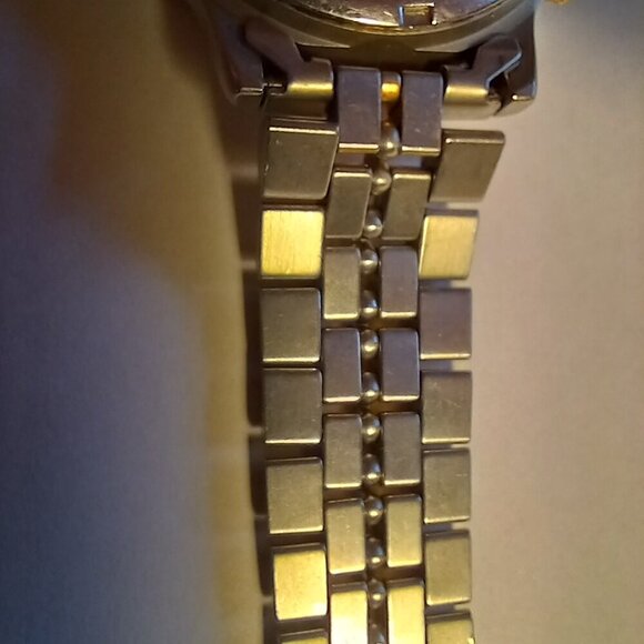 Esquire Swiss Watch Quartz Chronograph 300389 Stainless Gold Tones Water Resist - Picture 10 of 12